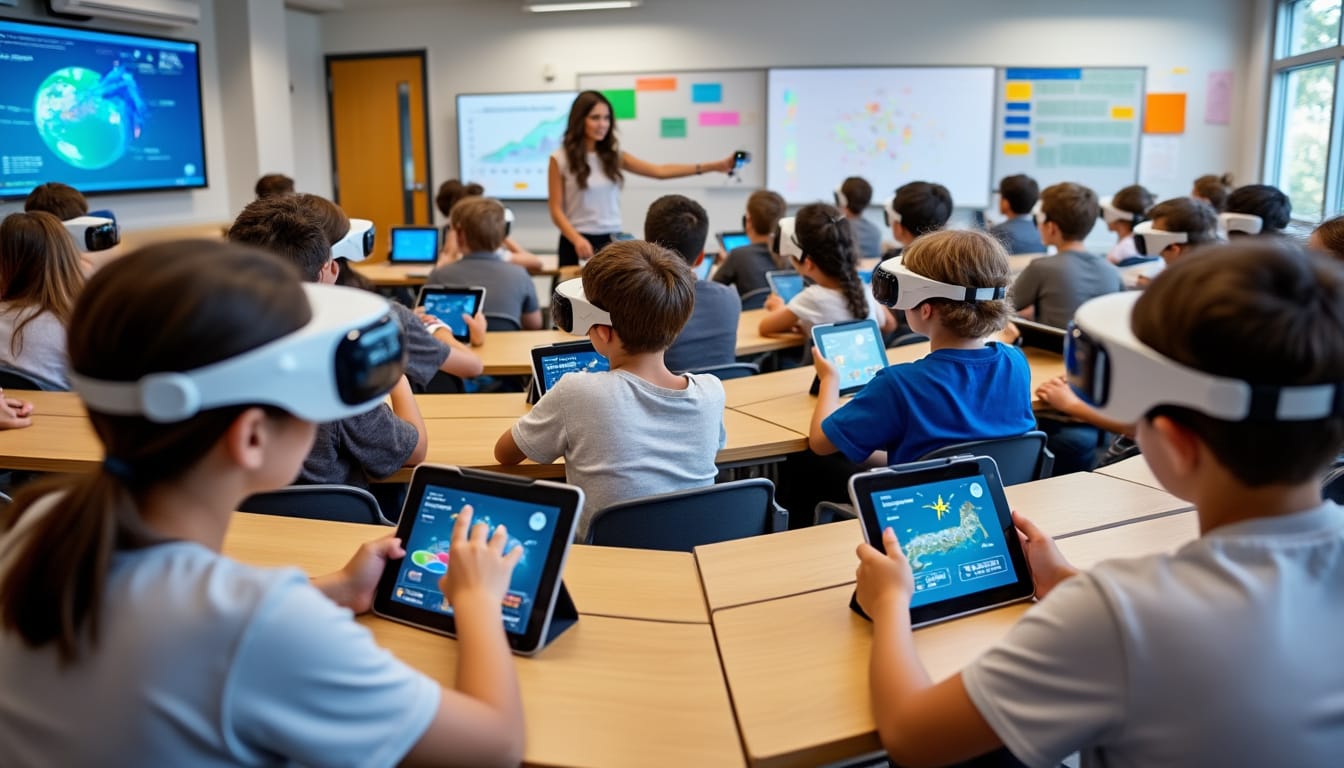 découvrez comment la réalité augmentée révolutionne le secteur éducatif en offrant des expériences d'apprentissage immersives et interactives. explorez les avantages, les applications et l'impact de cette technologie innovante sur l'éducation de demain.