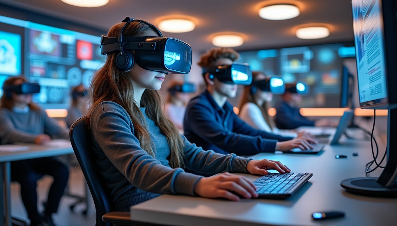 découvrez comment les technologies immersives, telles que la réalité virtuelle et augmentée, révolutionnent le monde de l'éducation en améliorant l'engagement des étudiants, en facilitant l'apprentissage pratique et en offrant des expériences pédagogiques uniques. explorez l'avenir de l'apprentissage immersif et ses impacts sur la pédagogie moderne.